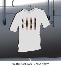 print ready new year t shirt design
