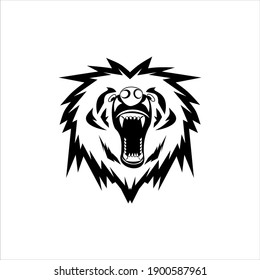 
print ready star vector, a bear symbolizing agility and valor.