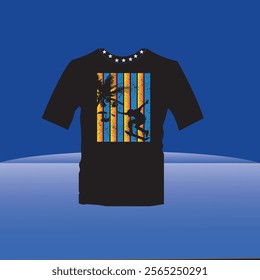 print ready surfing t shirt design