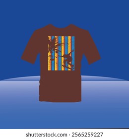 print ready surfing t shirt design