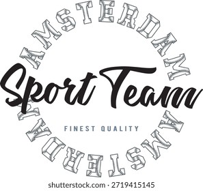 Print Ready T-Shirt Design-Datei