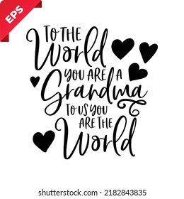 Print ready vector design for printing item, Black and white view