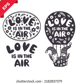 Print ready vector design for Tshirt, Mug and printing item. Black and white view