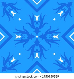 Print for a scarf, shawl, headscarf, bandana, hijab and other textiles. Simple trendy design with abstract oriental ornaments. 