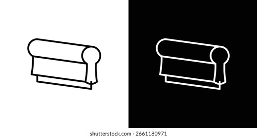 Icono de la pantalla de impresión. Pictograma de trazo. Ilustración vectorial. Signo de Vector para App móvil y Sitios web.