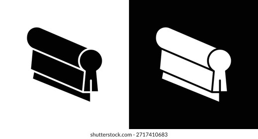 Symbol für Druck auf dem Bildschirm für Apps und Branding.