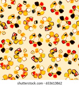 Print in Shibori style with Seamless pattern. 