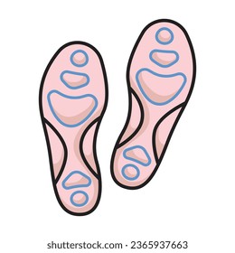 Print of shoe vector icon. Color vector icon isolated on white background print of shoe .