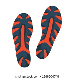 Print of shoe vector icon.Cartoon vector icon isolated on white background print of shoe .