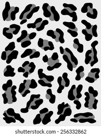 Print of skin of leopard, vector illustration