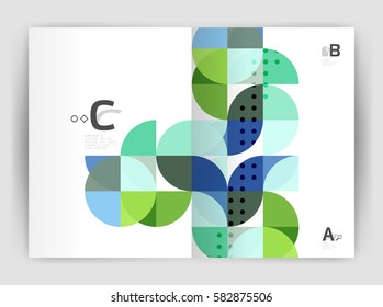 Print template modern elegant background triangle annual report. Vector design for workflow layout, diagram, number options or web design