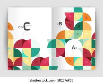 Print-Vorlage moderne elegante Hintergrund Dreieck-Jahresbericht. Vektordesign für das Workflow-Layout, Diagramm, Zahlenoptionen oder Webdesign