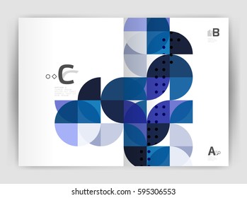Imprimir plantilla moderno y elegante informe anual del triángulo de fondo. Diseño de vectores para diseño de flujo de trabajo, diagrama, opciones de número o diseño web
