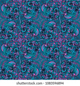 print texture with lace pattern image from lines vector colored drawing