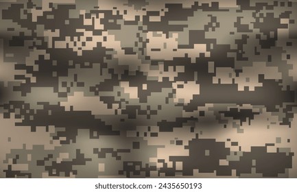 Print Texture military camouflage seamless pattern. Abstract army and hunting masking ornament