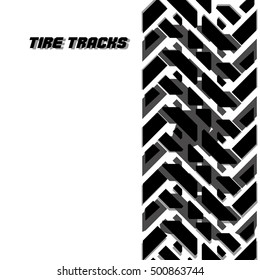 Print textured track.Vector illustration EPS10. 