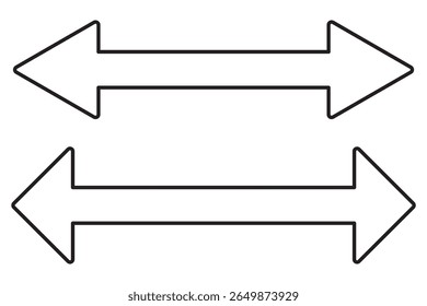 Print Transfer arrows icon set. compare or exchange vector symbol. swap, flip or change sign. two way data trade icon. eps 10