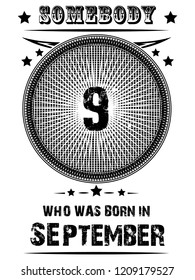 print for t-shirts with the inscription, those who were born in different months of the year, can be used as stickers for gift cups and for another design