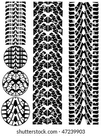 Print various automobile tyres