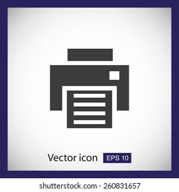 Print vector  icon