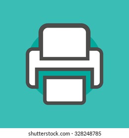 Print vector icon