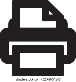 print vector icon illustration on white background.eps
