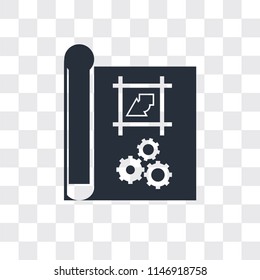 print vector icon isolated on transparent background, print logo concept