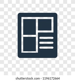 print vector icon isolated on transparent background, print transparency logo concept