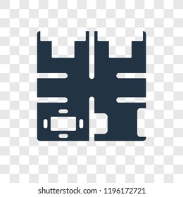 print vector icon isolated on transparent background, print transparency logo concept