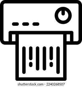 print Vector illustration on a transparent background. Premium quality symmbols. Thin line vector icons for concept and graphic design.