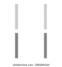 Imprimir traza de bobinado de neumáticos conjunto de vías icono color negro gris ilustración vectorial estilo plano simple contorno de contorno de relleno sólido línea delgado