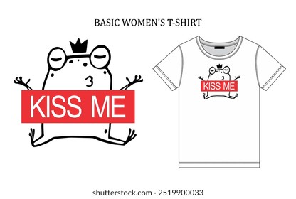 print for women's basic t-shirt 