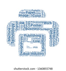 print word cloud. tag cloud about print.