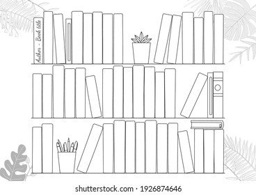 Bookshelf Organization Images Stock Photos Vectors Shutterstock