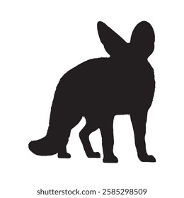 Printable Aardwolf Silhouette for T-Shirts and Apparel - Aardwolf Vector - Aardwolf Illustration