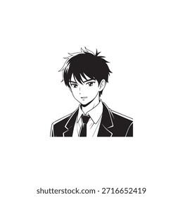 Printable Anime character Eps file For T shirt and other use.