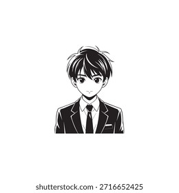 Personaje de anime imprimible Archivo Eps Para camiseta y otros usos.