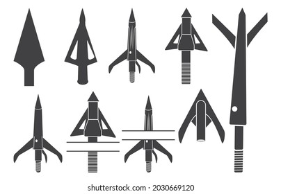 Printable Arrow Icon, Broad Head Arrows