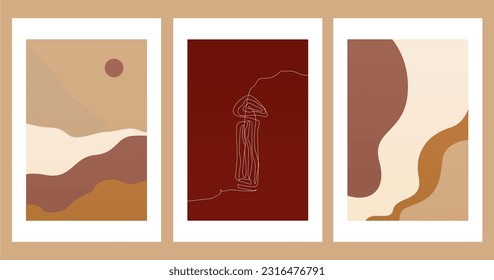 Imprimibles pinturas de arte. Afiches de Boho Art. Decoración de la pared de la galería. Decoración Moderna De Arte Pared De Mediados Del Siglo. Decoración del hogar Boho
