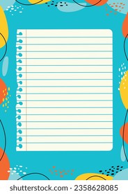 Printable Blank Page Template For Notes