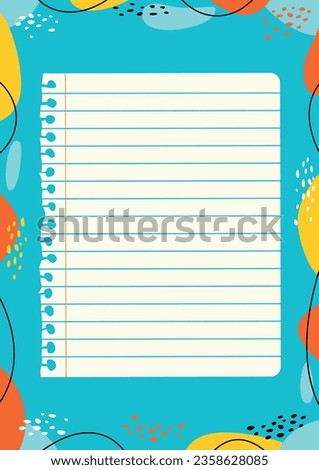 Printable Blank Page Template For Notes