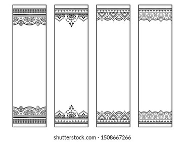 printable bookmark book coloring set black stock vector royalty free 1508667266 shutterstock