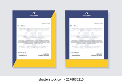 printable business letterhead templates you can customize