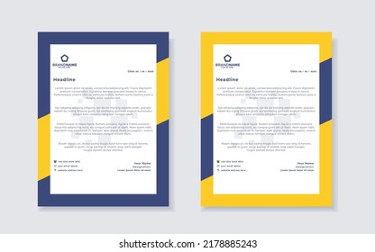 printable business letterhead templates you can customize