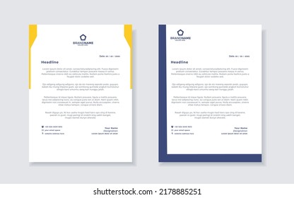 printable business letterhead templates you can customize