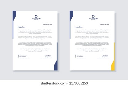 printable business letterhead templates you can customize