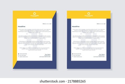 printable business letterhead templates you can customize