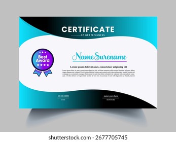 printable certificate  clean design templates