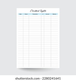 Printable Checkbook Register,Checkbook Tracker,Check Register,Withdrawal Log,Checkbook Planner,Checkbook Insert