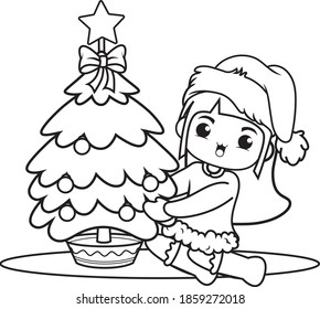 Printable Christmas Coloring Pages for Kids 